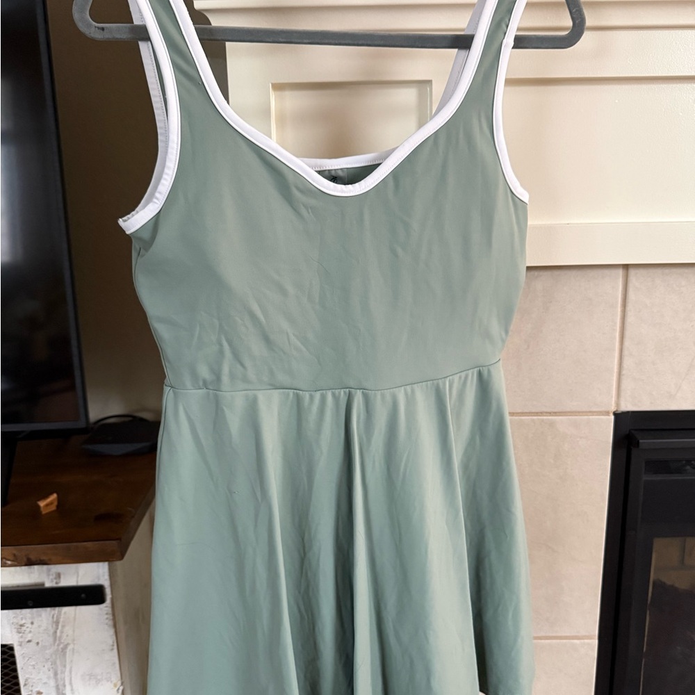 Elegant Green Mini Dress